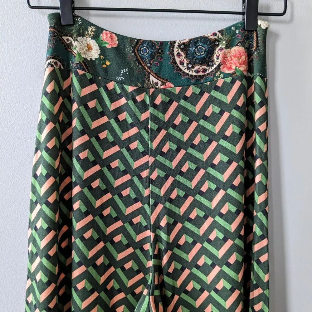 Farm Rio for Anthropologie Wide Leg Printed Pants - Picture 5 of 8